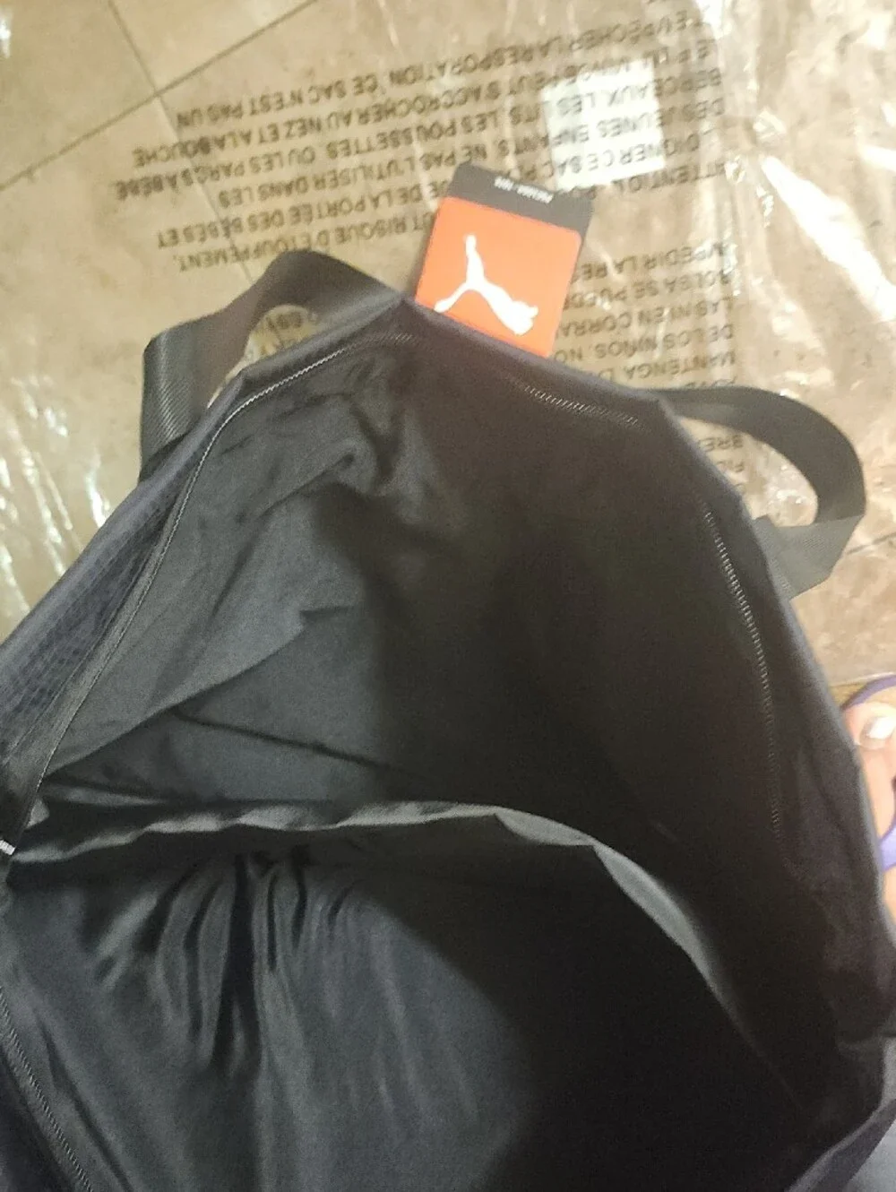 Puma Black Laptop Travel Tote Bag with Logo BRAND NEW